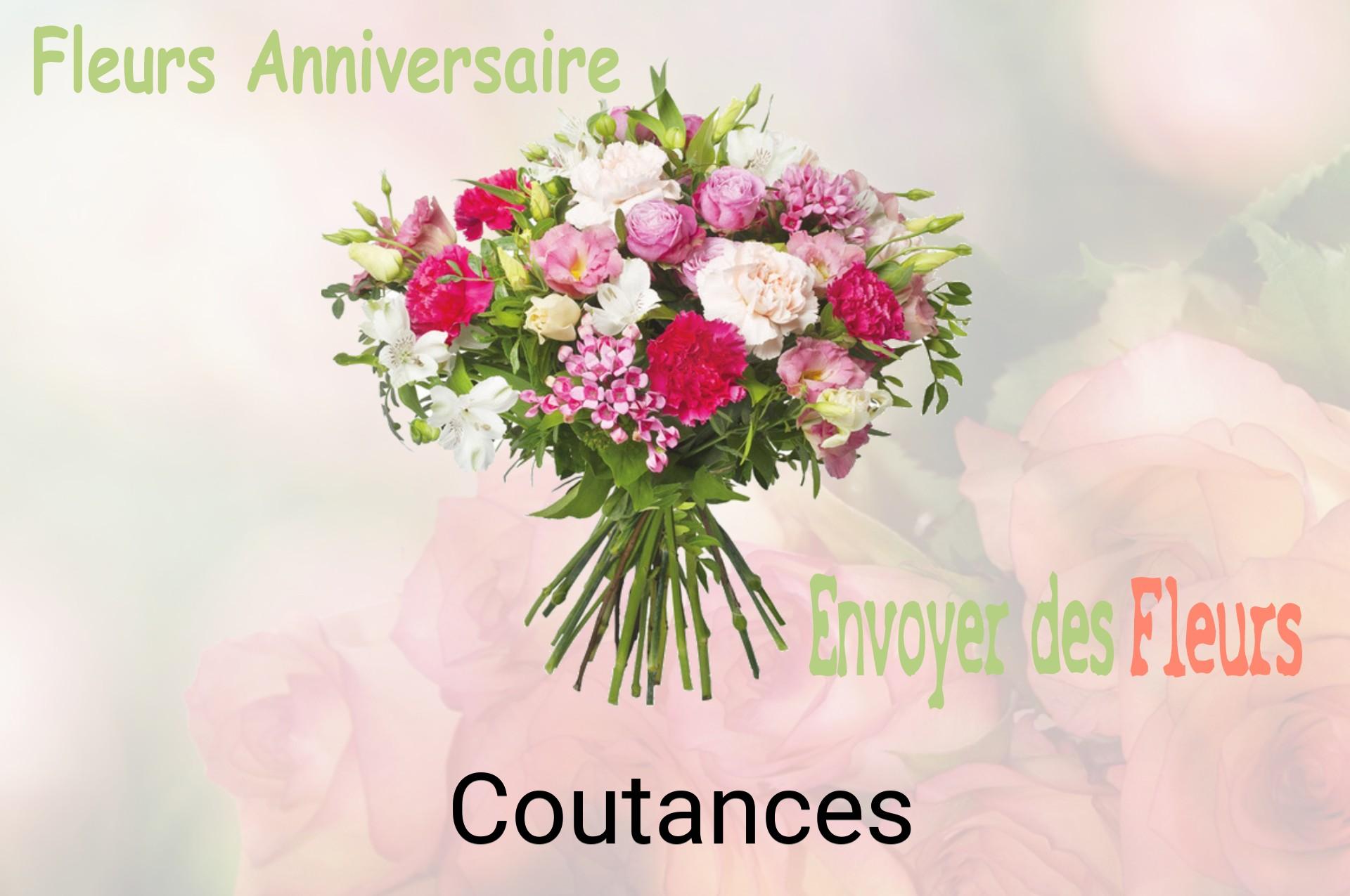 Bouquet de fleurs d’anniversaire livré à Coutances